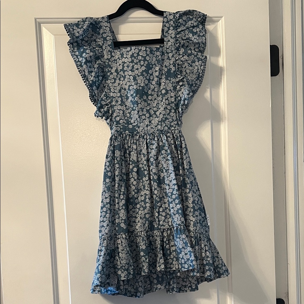Huxbaby Blue Floral Kids Dress